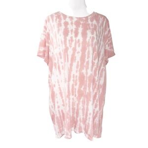 Torrid Pink Tie-Dye Short Sleeve Tee